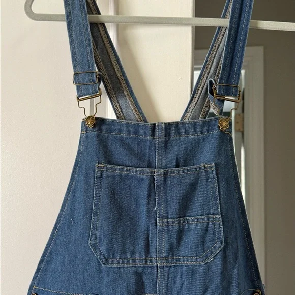 Blue Denim Overalls - Picture 2 of 4